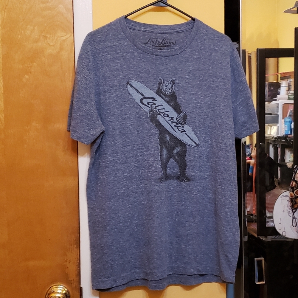 Lucky Brand California Surfer Bear Tshirt